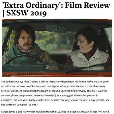 'Extra Ordinary': Film Review | SXSW 2019